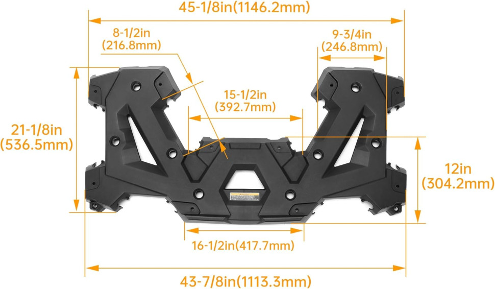 Крышка заднего багажника GorillaWorks для Polaris Sportsman 570 2635059-070 RC059