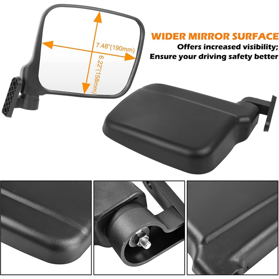 Боковые зеркала для квадроцикла Polaris RANGER XP /RANGER CREW XP 1000 2018-2023 RM77 RM77