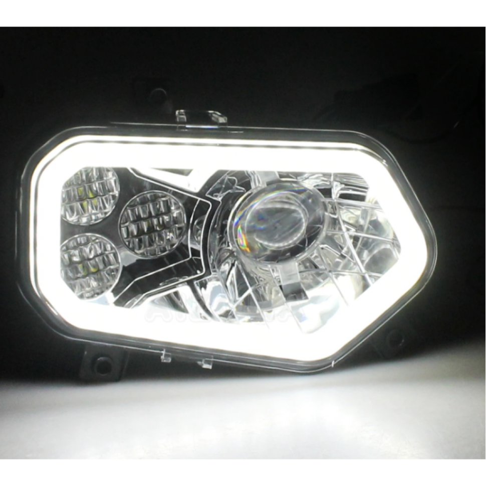 Комплект фар с ангельскими глазками Polaris Sportsman 1000/850/550 /RZR 900/800/570 /Scrambler 1000/8502411492, 2411142 + 2411143, 2411493 HL98