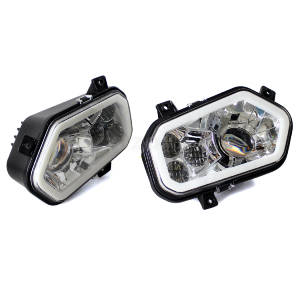 Комплект фар с ангельскими глазками Polaris Sportsman 1000/850/550 /RZR 900/800/570 /Scrambler 1000/8502411492, 2411142 + 2411143, 2411493 HL98