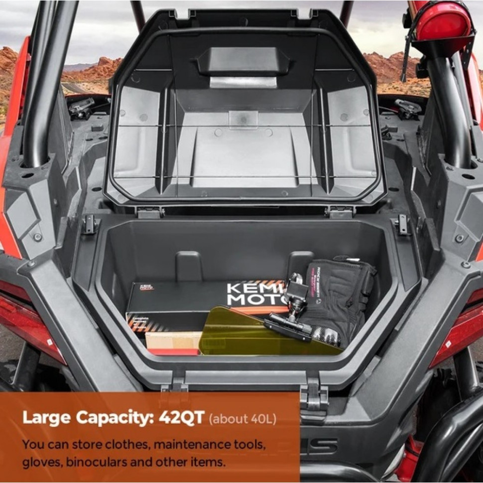 Кофр 40л для UTV Polaris RZR Pro XP /4 2883752 KemiMoto B0113-04601BK B0113-04601BK