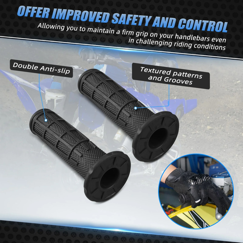 Ручки грипсы Grips 22мм универсальные для квадроциклов Yamaha / BRP / Polaris 3121139901