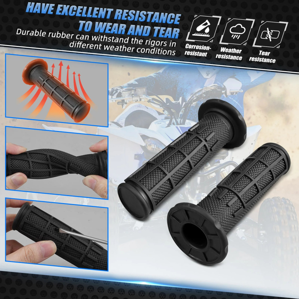 Ручки грипсы Grips 22мм универсальные для квадроциклов Yamaha / BRP / Polaris 3121139901