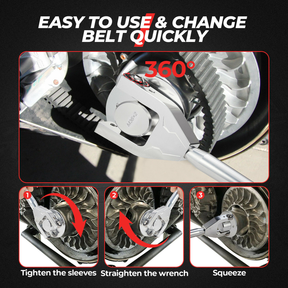 Инструмент для замены ремня вариатора Kemimoto для Polaris RZR XP Turbo / Turbo S/ RS1 B0901-02001SL