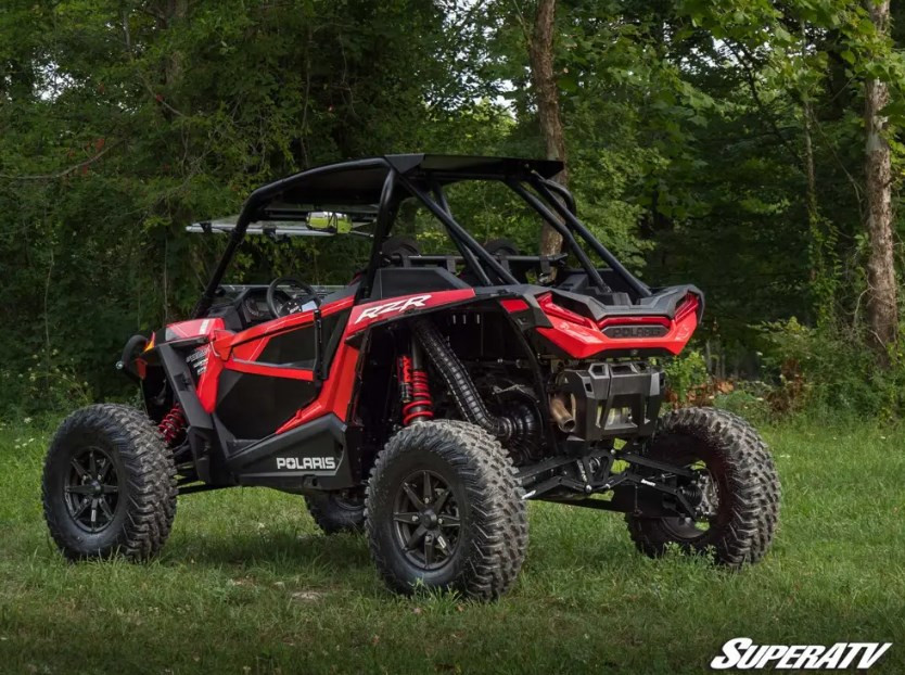 Комплект задних рычагов верхних и нижних усиленных boxed SuperATV для Polaris RZR XP Turbo S красные RA-P-RZRXPTS-HC-BX-03 1543999-293, 1543999-458, 1544153-293, 1544153-458
