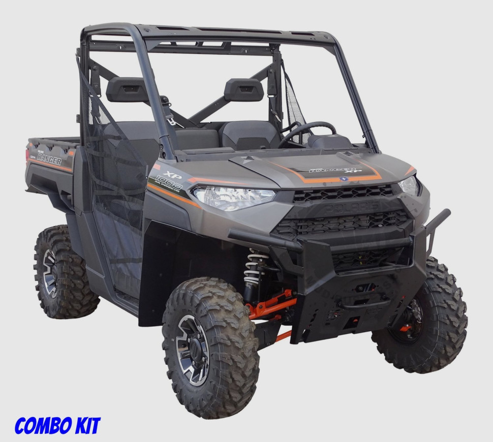 Расширители арок MudBusters Fender Flares для Polaris 2018+ RANGER XP 1000 + Защита от грязи MBRAN18