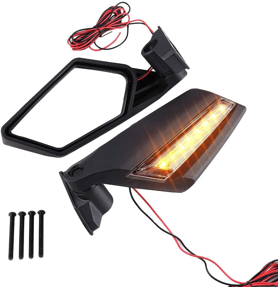 Зеркала заднего вида CanAm Maverick X3 Kemimoto c габаритом (поворотником) 715002898 B0106-00401 FTVMI020