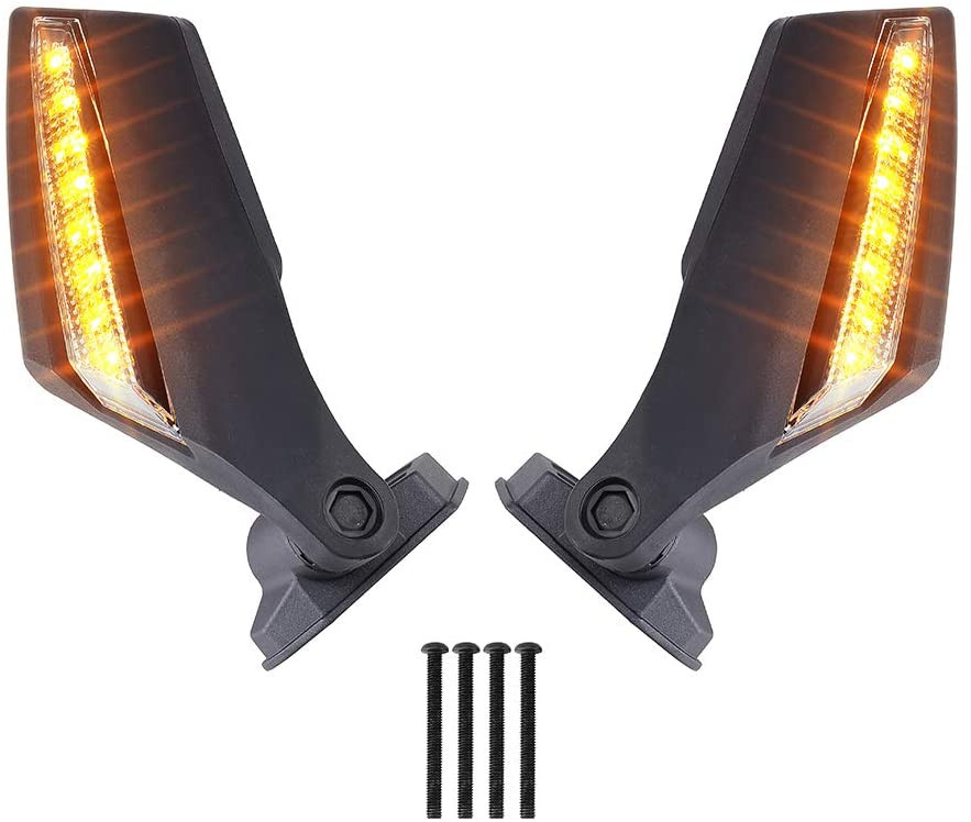 Зеркала заднего вида CanAm Maverick X3 Kemimoto c габаритом (поворотником) 715002898 B0106-00401 FTVMI020