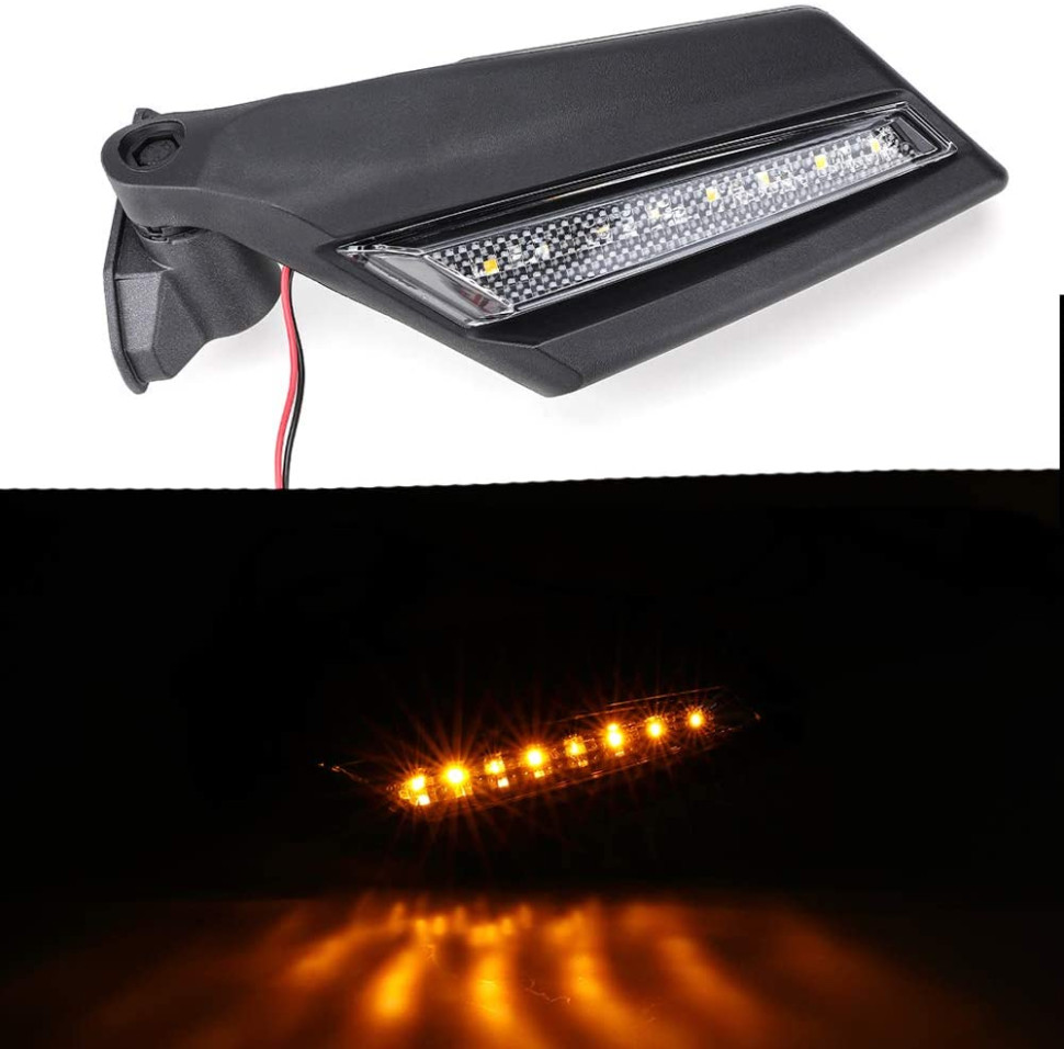 Зеркала заднего вида CanAm Maverick X3 Kemimoto c габаритом (поворотником) 715002898 B0106-00401 FTVMI020