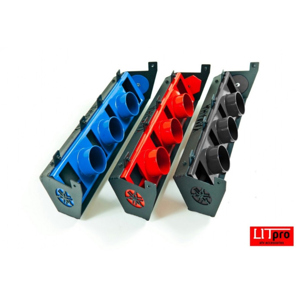 Крышка выноса радиатора под шноркеля Yamaha Grizzly 700/550 2007+ LitPro LPKG LPKG