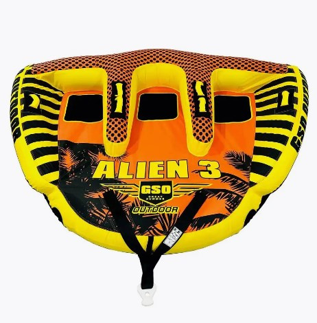 Ватрушка плюшка водный тюбинг тройная ChargeSharks Alien3 190x200x58см CS-Alien3