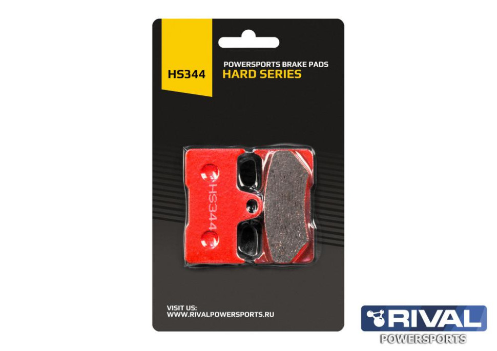 Тормозные колодки Rival Hard Series задние Yamaha Grizzly 660/600, X8/X6/CF-500 9010-0805A0 F156 FA344 MP130 HS344