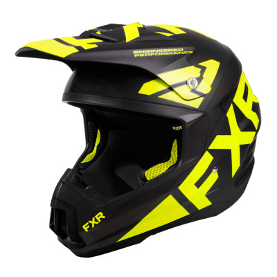 Шлем FXR Torque Team (Black Hi Vis) 220620-1065 Размер M