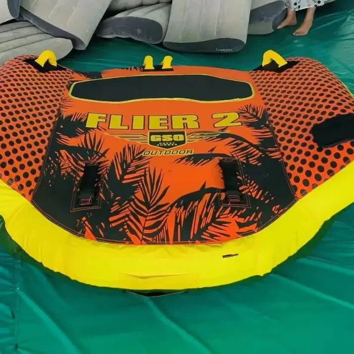 Ватрушка плюшка водный тюбинг двойная ChargeSharks Flier2 CS-FLIER2 150х180х48см