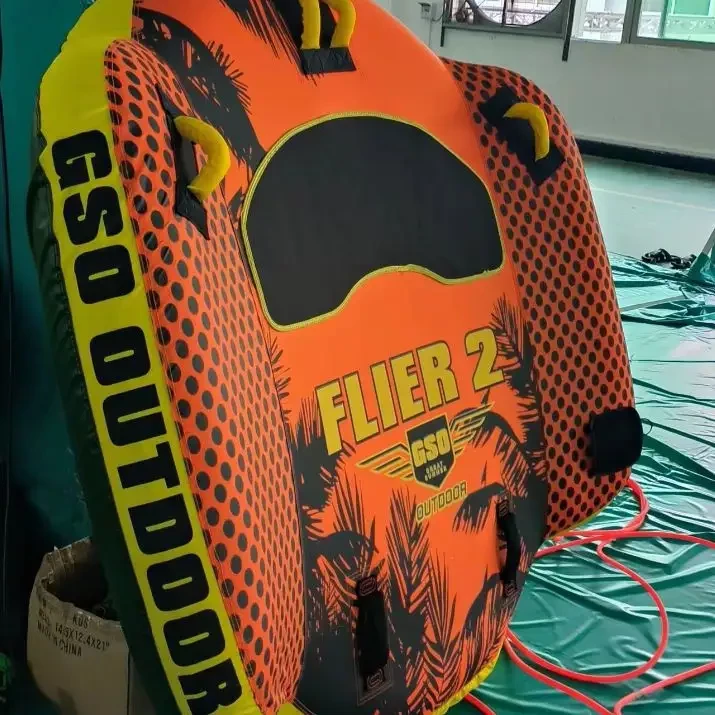 Ватрушка плюшка водный тюбинг двойная ChargeSharks Flier2 CS-FLIER2 150х180х48см