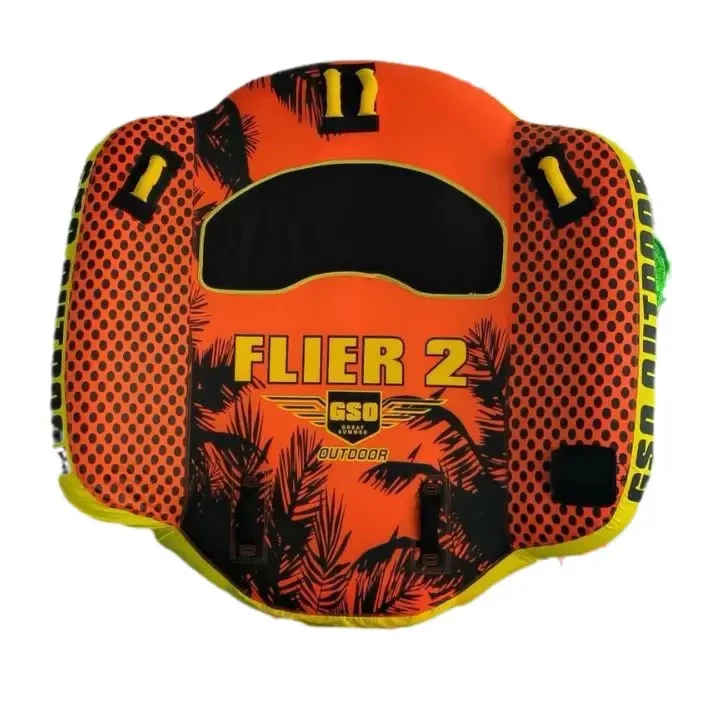 Ватрушка плюшка водный тюбинг двойная ChargeSharks Flier2 CS-FLIER2 150х180х48см