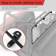 Стекло заднее Kemimoto для Polaris Ranger Midsize 500/570 2016-2021 B0110-04501CL