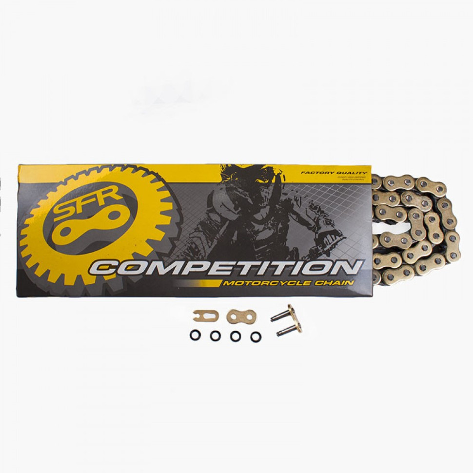 Цепь квадроцикла сверхусиленная для Yamaha YFZ /Raptor /Banshee /Honda TRX /Kawasaki KFX /Suzuki LTZ QuadSport SFR 520-HSO 120 звеньев с замком-защелкой 520-HSO-120