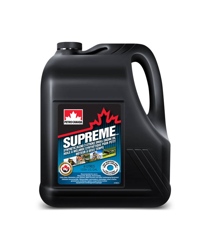Масло моторное полусинтетическое Snowpower для 2-х тактных двигателей "Supreme Synthetic Blend 2-STRK SML 0W-20", 1л / 4л Petro-Canada TWOSTRC16 TWOSTRC12 1 Литр