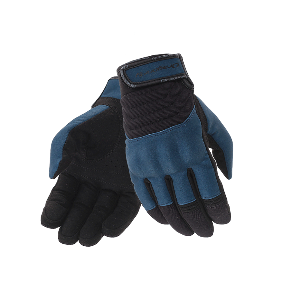 Перчатки QUAD Black Arctic Blue 600125 Размер L
