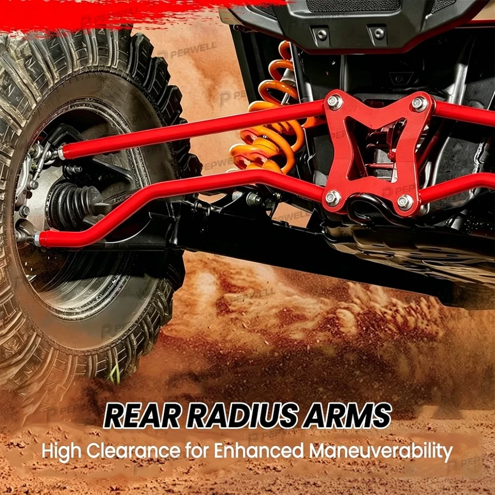 Рычаги спортивные задние для квадроцикла Polaris RZR1000 (красные) RSL-P-RZR1K-HC-002-03 1543204-385,1543455-619 1543204-458 1543204-458, 1543455-589, 1543204-589, 1543454-589, 1543377-589, 1543454-619, 1543377-458, 1543377-385, 1543377-589, 1543377-458