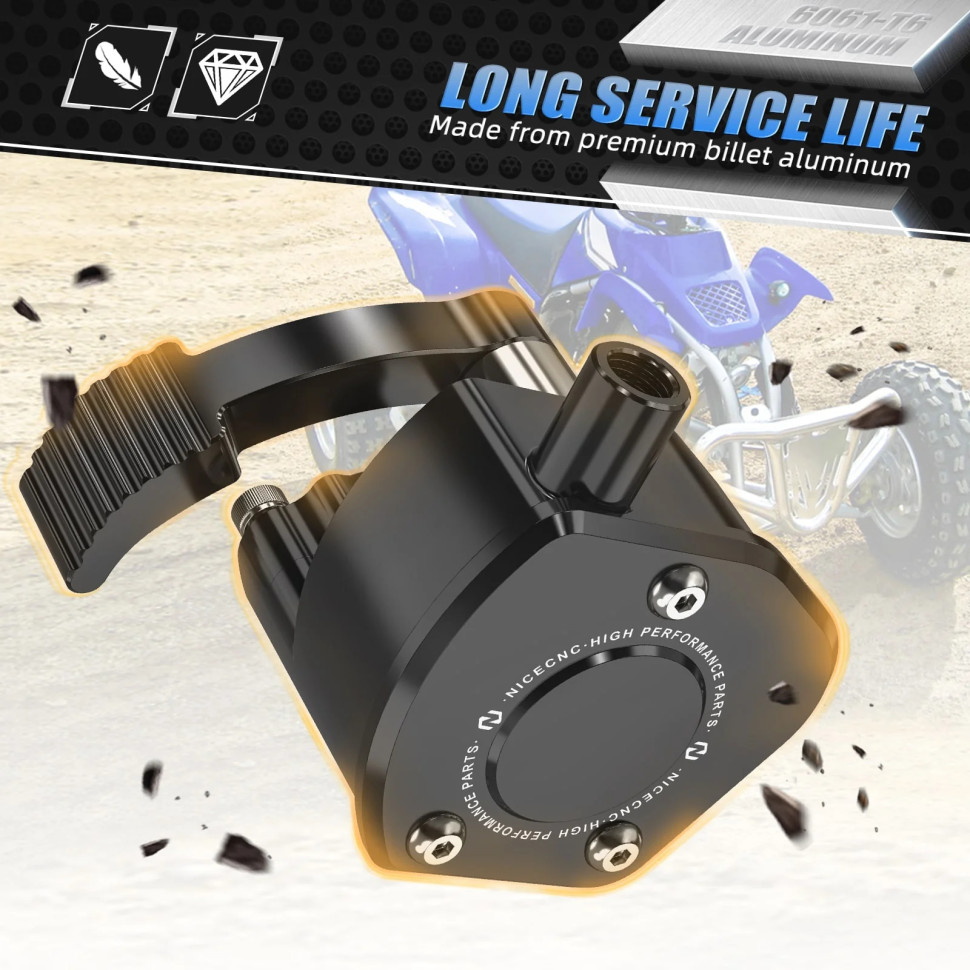 Курок газа алюминиевый NiceCNC для квадроциклов Yamaha Raptor 700 700R 660 3GG-26250-00-00, 2GU-26250-01-00 31210977