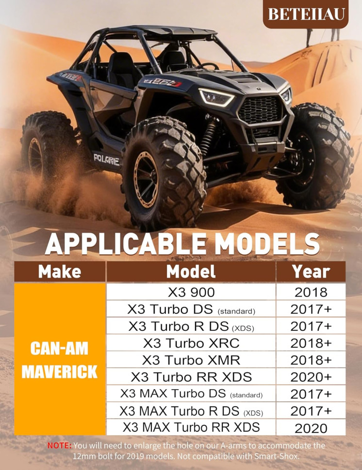 Комплект передних усиленных рычагов Gorilla Works для Can-Am Maverick X3 64" AA-CA-X3-64-002-HC-02 706202919; 706202920; 706004593; BK-HL-C-2