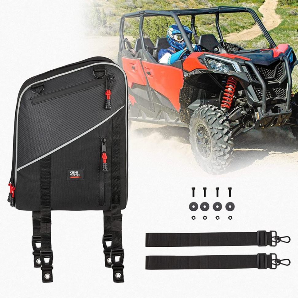 Сумка между сидений второго ряда Can-Am Maverick Sport, Trail 715004794 KemiMoto B0113-08801BK B0113-08801BK
