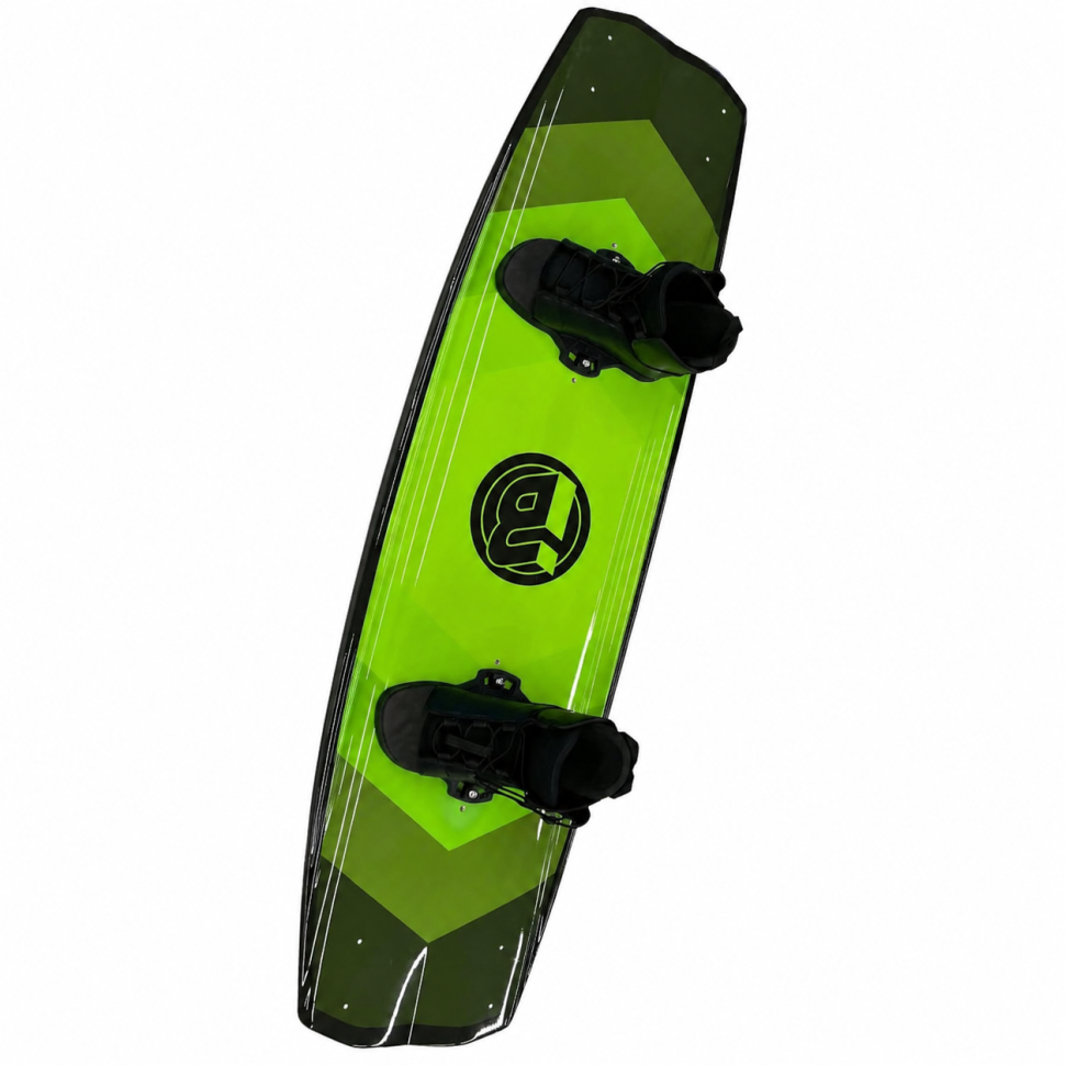 Вейкборд Iboard зеленый/черный 144см + крепления 37-45 Iboard-gre-blk