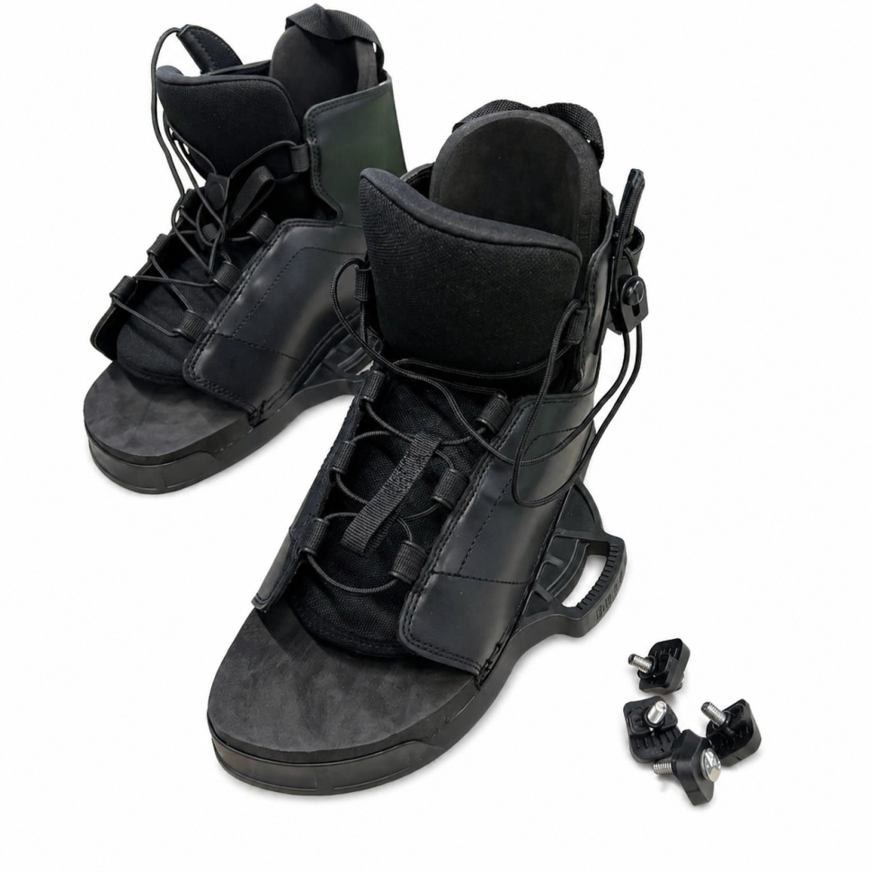 Вейкборд Iboard зеленый/черный 144см + крепления 37-45 Iboard-gre-blk