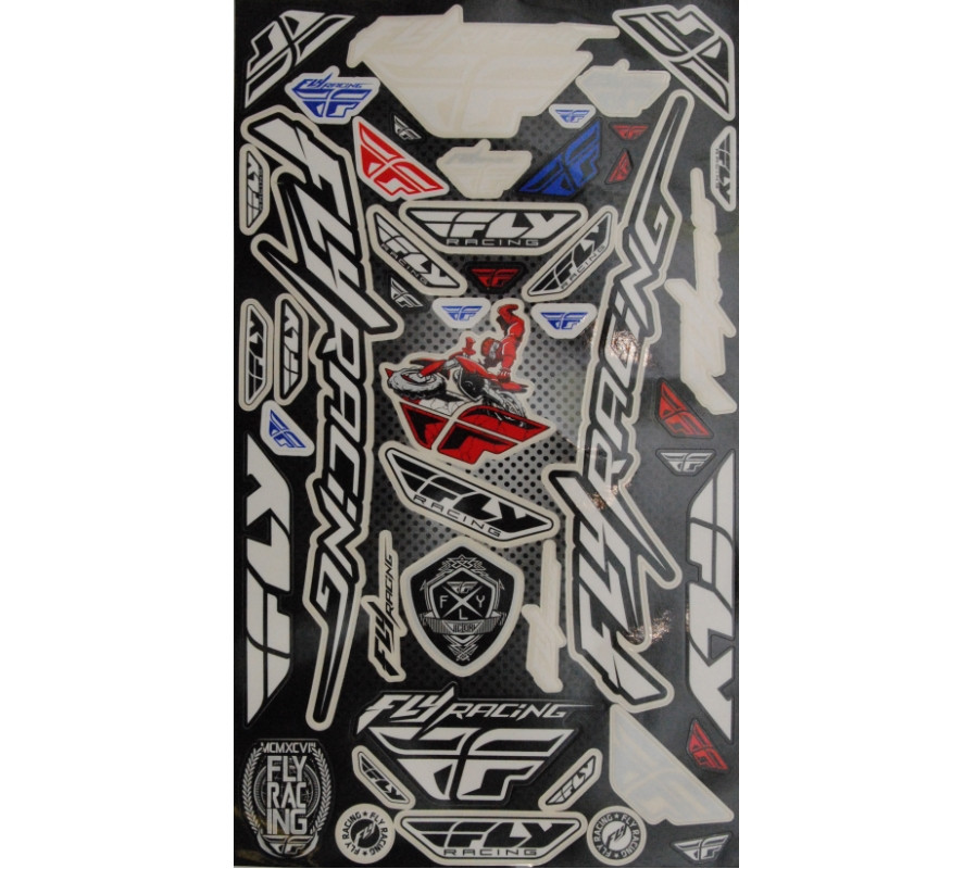 Наклейки универсальные FLY Racing (46 см х 27 см) 99-8227
