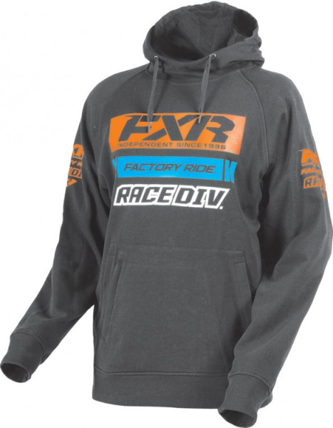 Толстовка с капюшоном FXR Race Division Серая 173321-0630 L