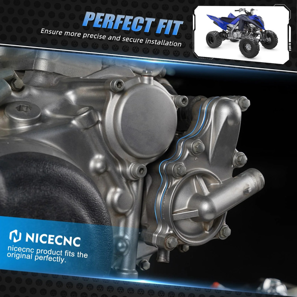 Рем. комплект импеллера с валом и крыльчаткой увеличенного размера NiceCNC для квадроцикла Yamaha Raptor 700 1S3-12450-00-00 3141120606