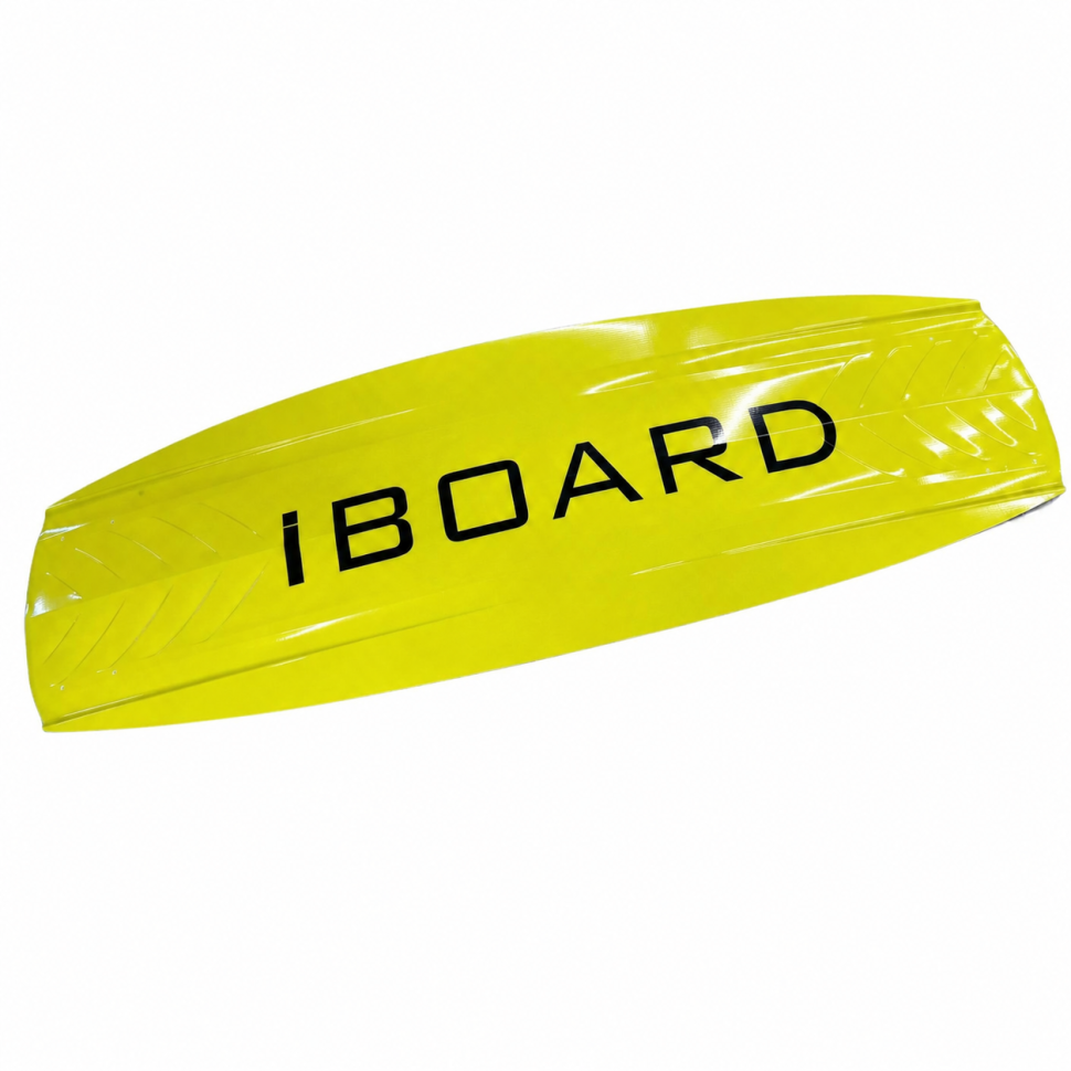 Вейкборд Iboard синий/желтый 144см + крепления с системой быстрой шнуровки 37-45 Iboard-blu-yel