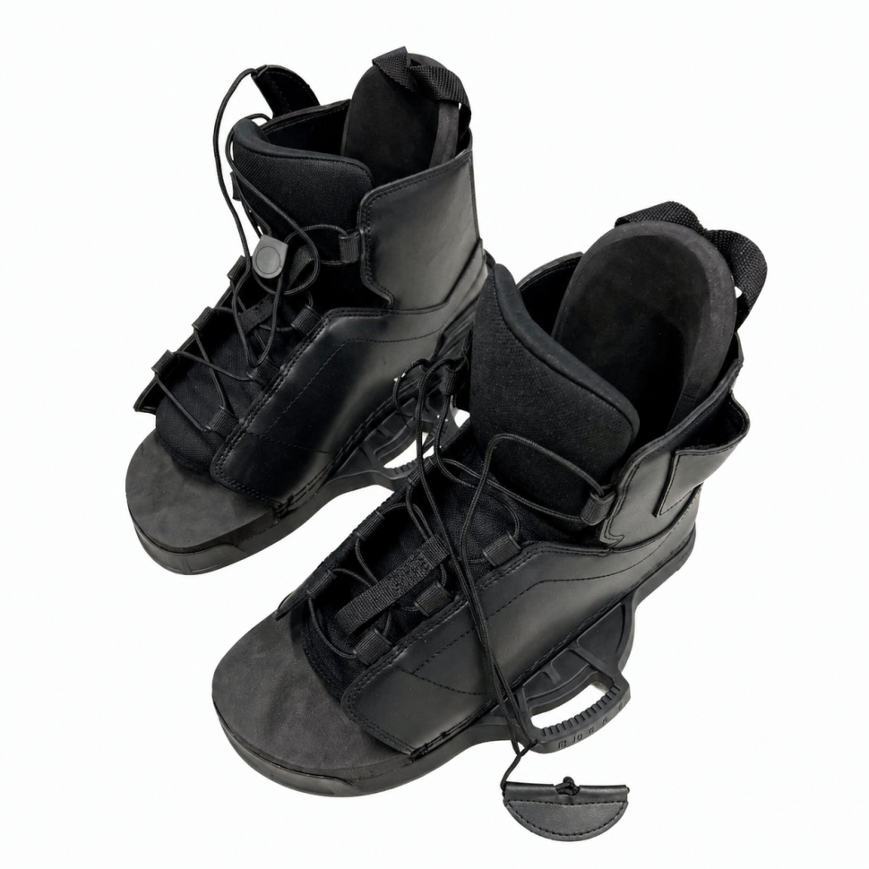 Вейкборд Iboard синий/желтый 144см + крепления с системой быстрой шнуровки 37-45 Iboard-blu-yel