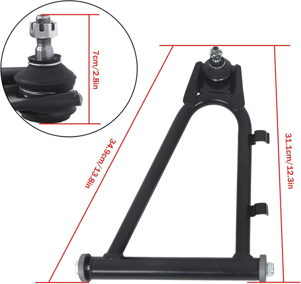 Рычаги передние (комплект 4 шт.) для квадроцикла Yamaha Banshee 350 1991-2006 3GG-23540-00N; 2GU-23570-00-35; 2GU-23580-00-35