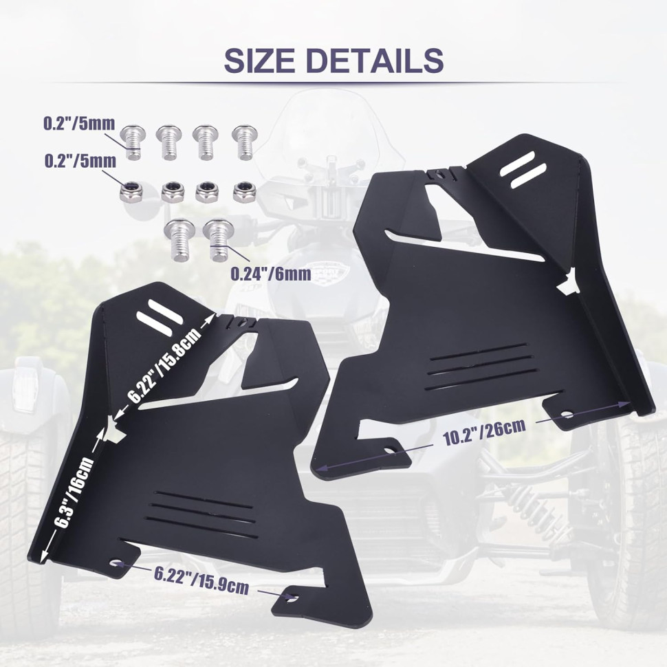 Защита рычагов алюминиевая Can-Am Ryker 219400863 AUPPH0123