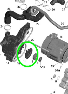 TURBINE        *IMPELLER  Крыльчатка магнето для снегохода 420222500