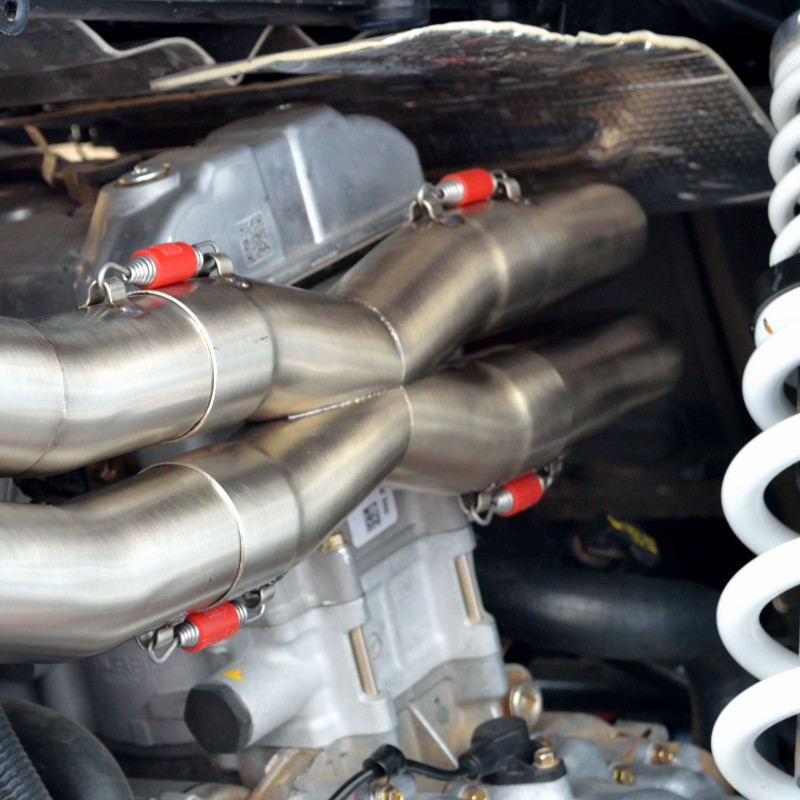 Полная выпускная система Big Gun EXO Utility Dual Full System для Polaris RZR XP 1000   XP 4 13-7953 1262395 1262392