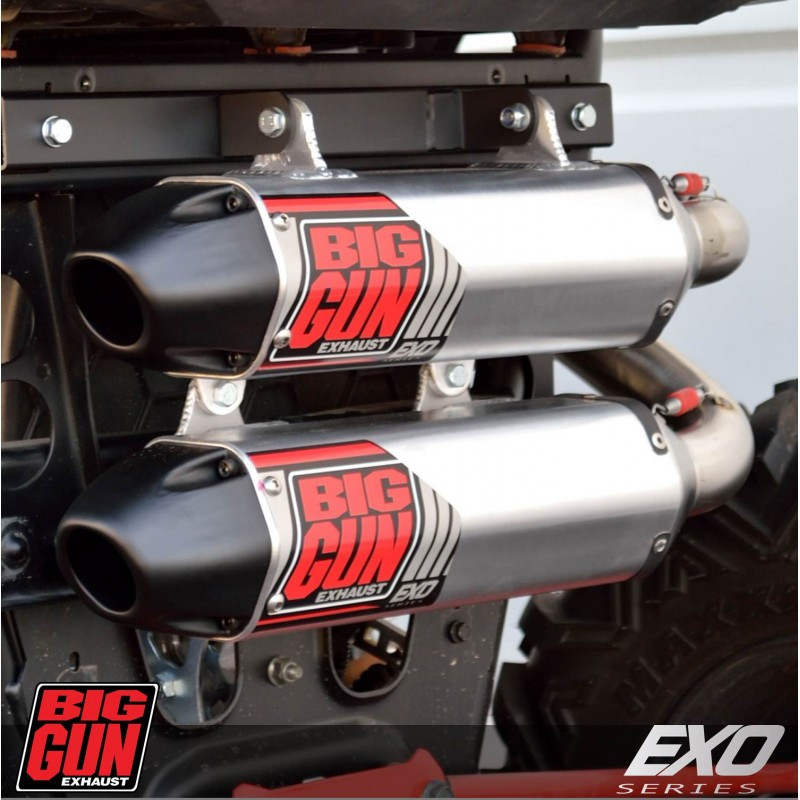Полная выпускная система Big Gun EXO Utility Dual Full System для Polaris RZR XP 1000   XP 4 13-7953 1262395 1262392