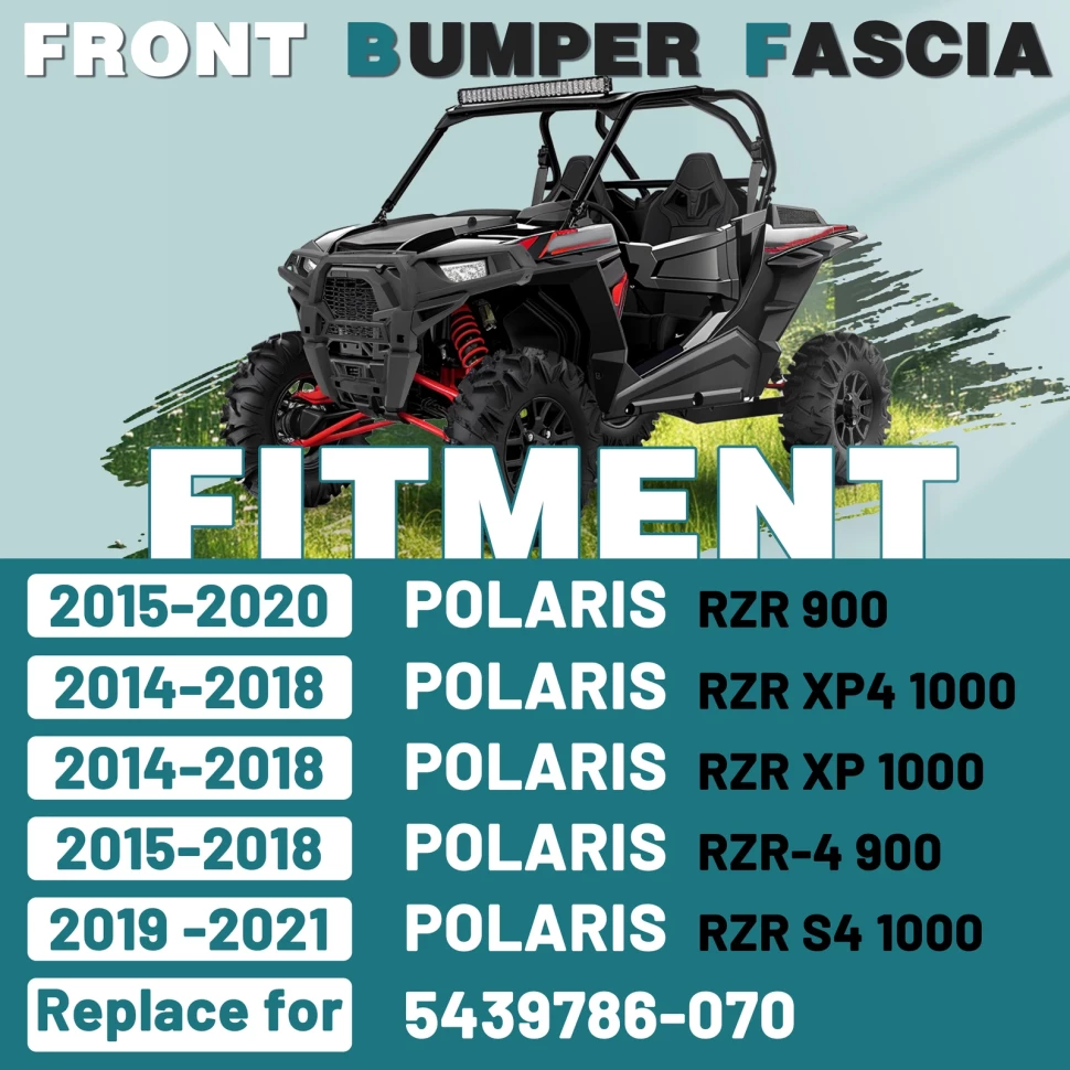Облицовка фар пластик для квадроцикла Polaris RZR S4 1000 2020-2021/ RZR XP 4 1000 EPS 14-16 5451482-070 /5439786-070 /GUA98