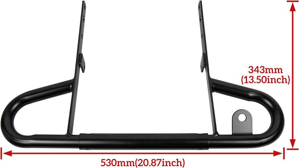 Задний бугель черный для Yamaha Raptor 700 2006+ Kemimoto FTVGB001BK FTVGB001BK