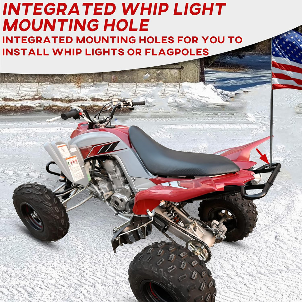 Задний бугель черный для Yamaha Raptor 700 2006+ Kemimoto FTVGB001BK FTVGB001BK