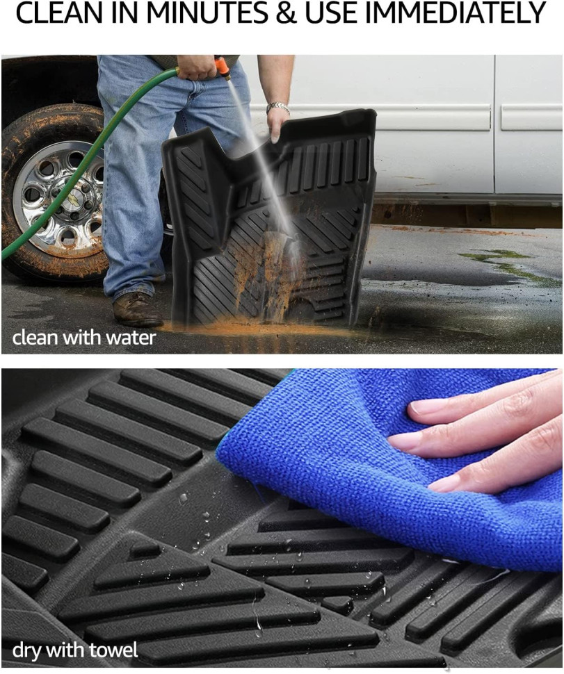 Резиновые коврики в салон Polaris RZR 1000/ 900 /RZR XP Turbo Kemimoto VPFLPO2U1 FTVFM001