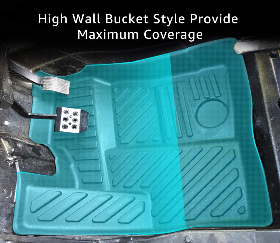 Резиновые коврики в салон Polaris RZR 1000/ 900 /RZR XP Turbo Kemimoto VPFLPO2U1 FTVFM001