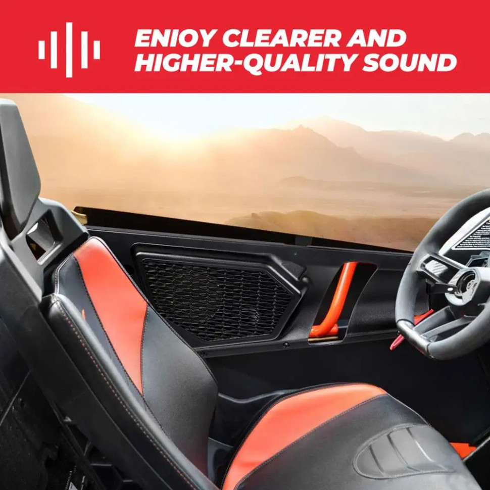 Накладки дверей Kemimoto под музыку (аудиоподготовка) для CanAm Maverick X3 B0104-00101