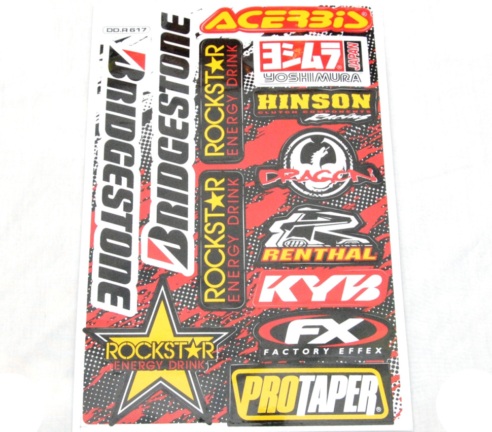 Наклейки универсальные Dcor ( 26.5 х 17 ) R.617