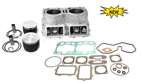 Комплект блока цилиндров с поршнями и прокладками для Ski-Doo 800R E-TEC / 800R P-TEC 420413046 / 420623240 / 420623241 420623242 / 420623246 / 420623249 / 420890721 / 420890722 / 415129787 SM-09601K