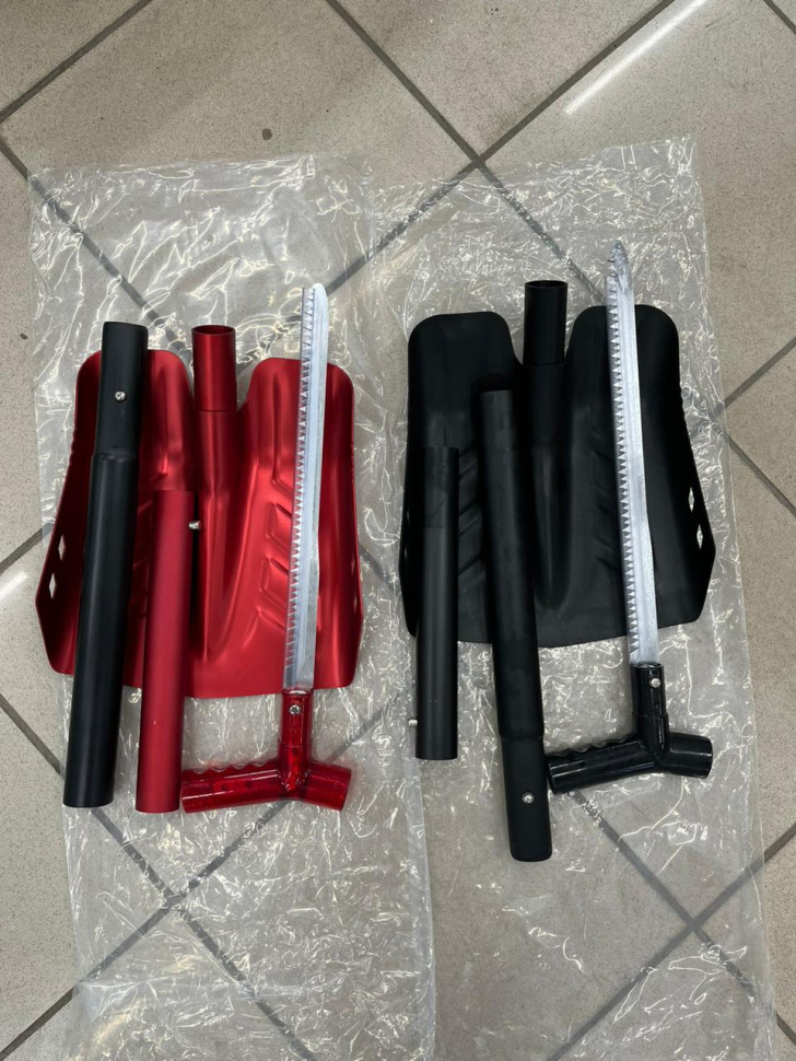 Лопата складная с пилой SPI SC-12501RD H16-SH-GB Черная