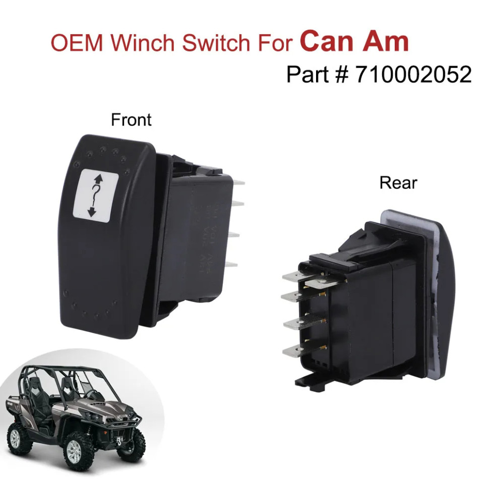 Кнопка лебедки RiderLab для квадроцикла BRP Can-Am Maverick Commander Defender 710002052 710002052N